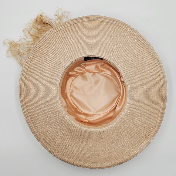 Fleur de Paris Boater\'s Straw Hat with Feathers main image 15